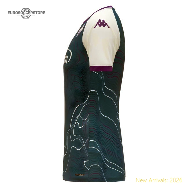 2025-2026 Fiorentina Pre Match Shirt (Turquoise)-Football Shirts Shop