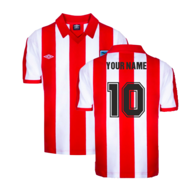 Sunderland 1978 Umbro Retro Football Shirt (Your Name)-Football Shirts Shop