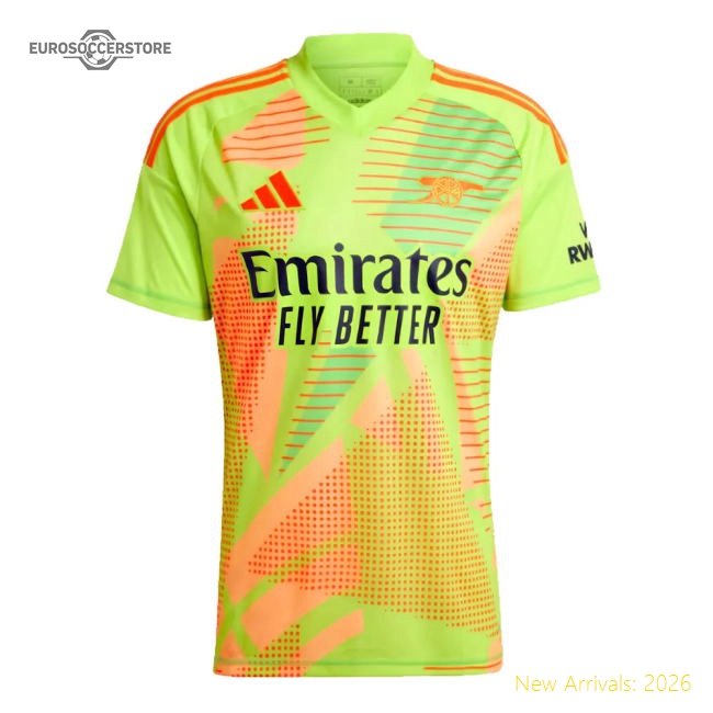 2024-2025 Arsenal Home Goalkeeper Shirt (Yellow) (Raya 22)-Football Shirts Shop