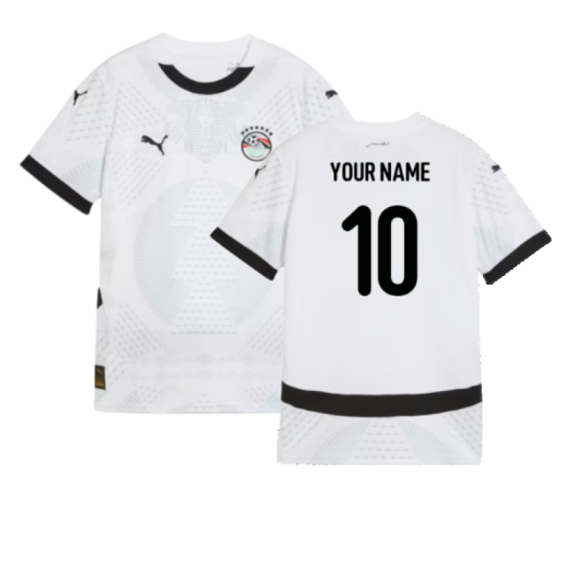 2024-2025 Egypt Away Shirt (Kids) (Your Name)-Football Shirts Shop