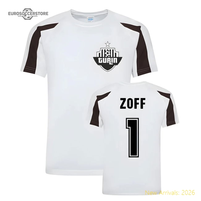 Dino Zoff Juventus Sports Training Jersey (White)-Football Shirts Shop