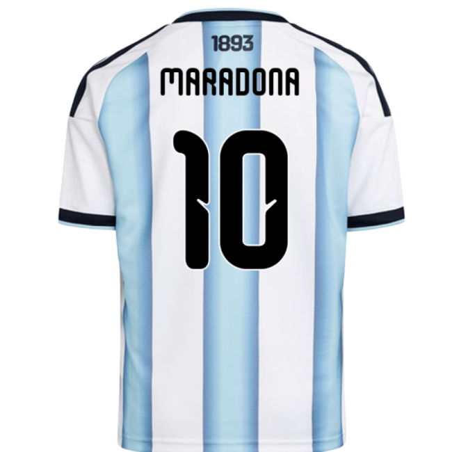 2026-2027 Argentina Home Shirt (Kids) (Maradona 10)-Football Shirts Shop