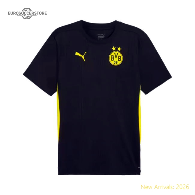 2024-2025 Borussia Dortmund Training Shirt (Black) (Ricken 18)-Football Shirts Shop