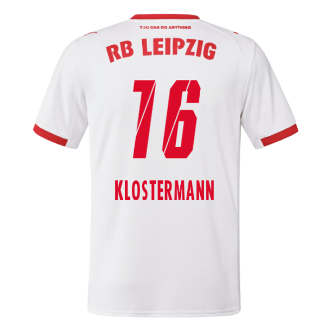 2025-2026 Red Bull Leipzig Home Shirt (Klostermann 16)-Football Shirts Shop