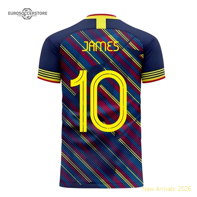 Colombia 2025-2026 Third Concept Football Kit (Libero) (JAMES 10)-Football Shirts Shop
