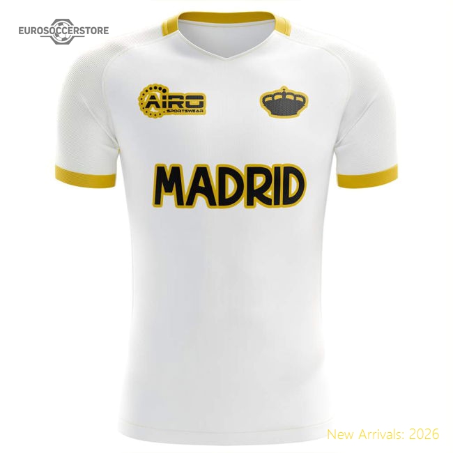 2025-2026 Madrid Concept Training Shirt (White) (R.CARLOS 3)-Football Shirts Shop