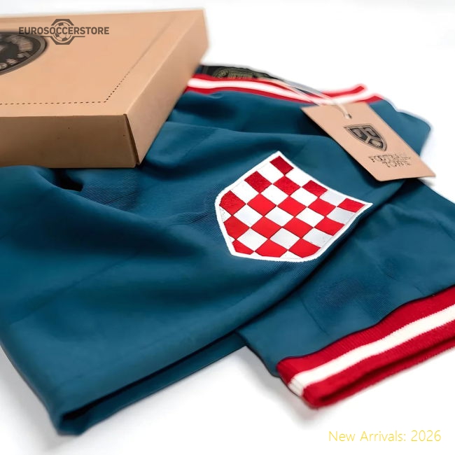 Vintage Croatia Kockasti Soccer Jersey-Football Shirts Shop