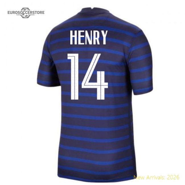 2020-2021 France Home Nike Football Shirt (HENRY 14)-Football Shirts Shop
