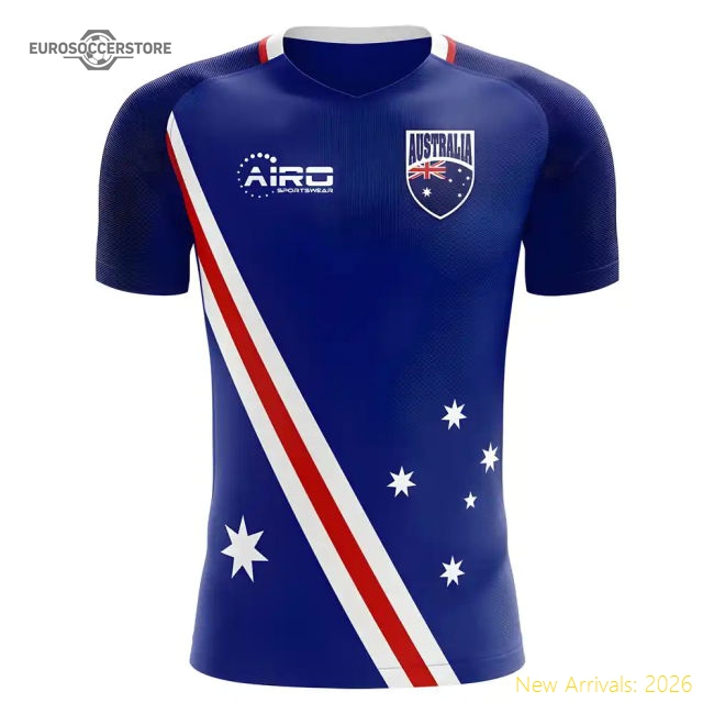 2025-2026 Australia Flag Away Concept Football Shirt (Your Name)-Football Shirts Shop