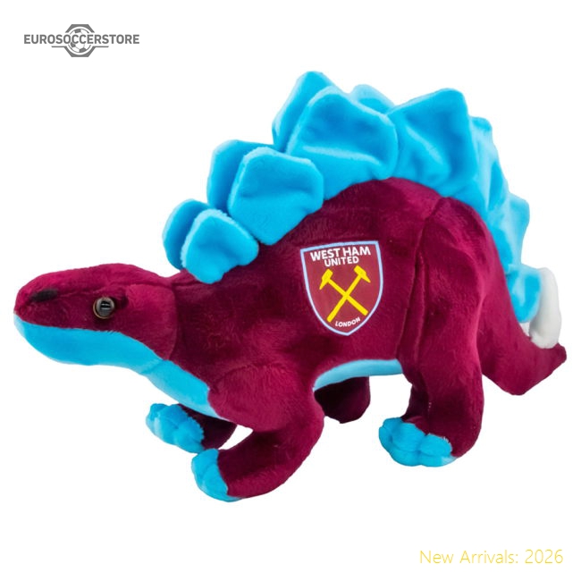 West Ham United FC Plush Stegosaurus-Football Shirts Shop