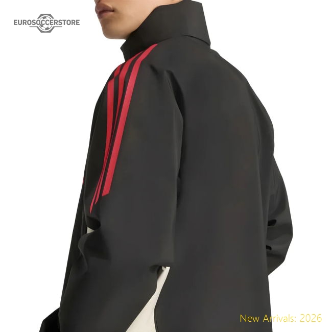 2025-2026 Liverpool Rain Jacket (Black)-Football Shirts Shop
