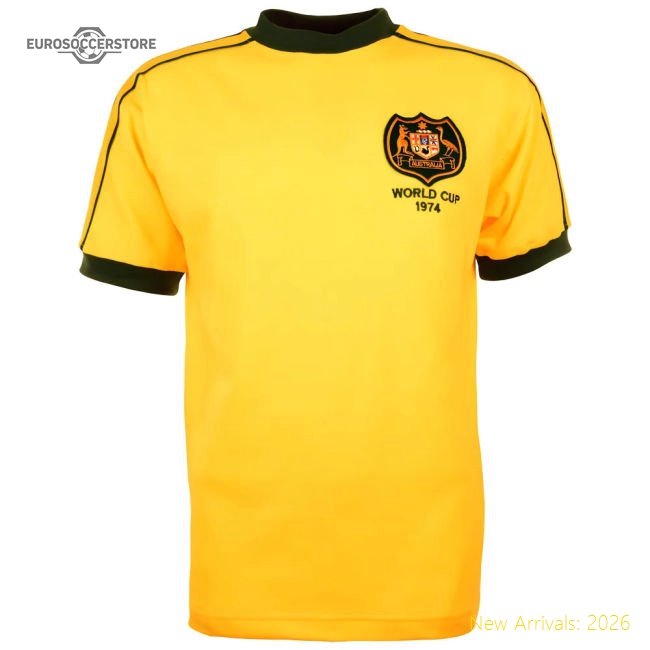Australia 1974 World Cup Final Retro Football Shirt-Football Shirts Shop