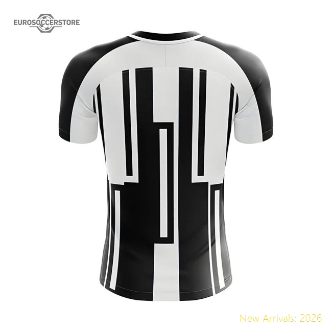 2025-2026 Newcastle Home Concept Football Shirt (Your Name)-Football Shirts Shop