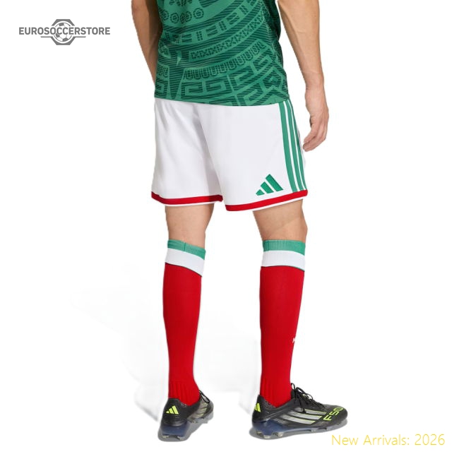 2026-2027 Mexico Home Shorts (White)-Football Shirts Shop