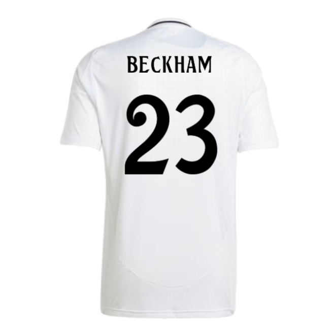 2024-2025 Real Madrid Home Shirt (Beckham 23)-Football Shirts Shop