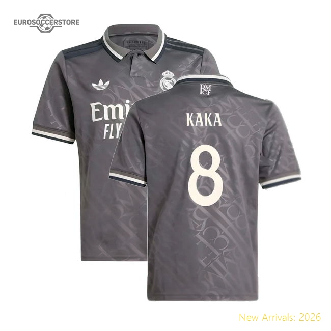 2024-2025 Real Madrid Third Shirt (Kids) (Kaka 8)-Football Shirts Shop