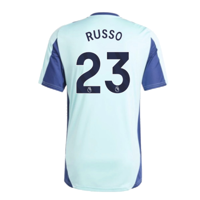 2024-2025 Arsenal Training Jersey (Clear Aqua) (Russo 23)-Football Shirts Shop
