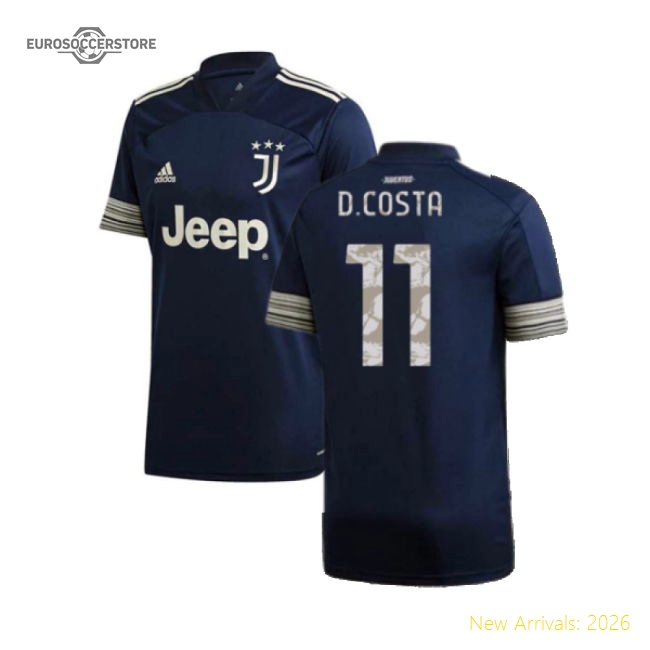 2020-2021 Juventus Adidas Away Football Shirt (D.COSTA 11)-Football Shirts Shop