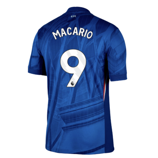 2025-2026 Chelsea Home Shirt (Macario 9)-Football Shirts Shop