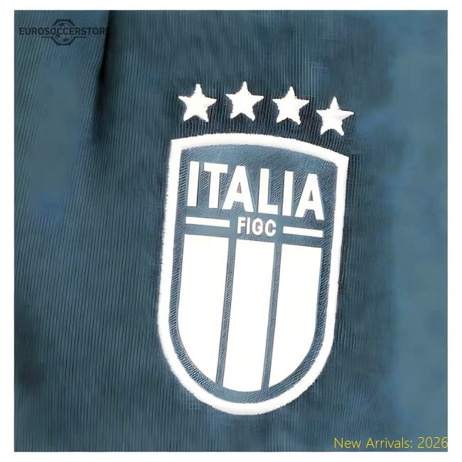 2024-2025 Italy Travel Shorts (Arctic Night)-Football Shirts Shop