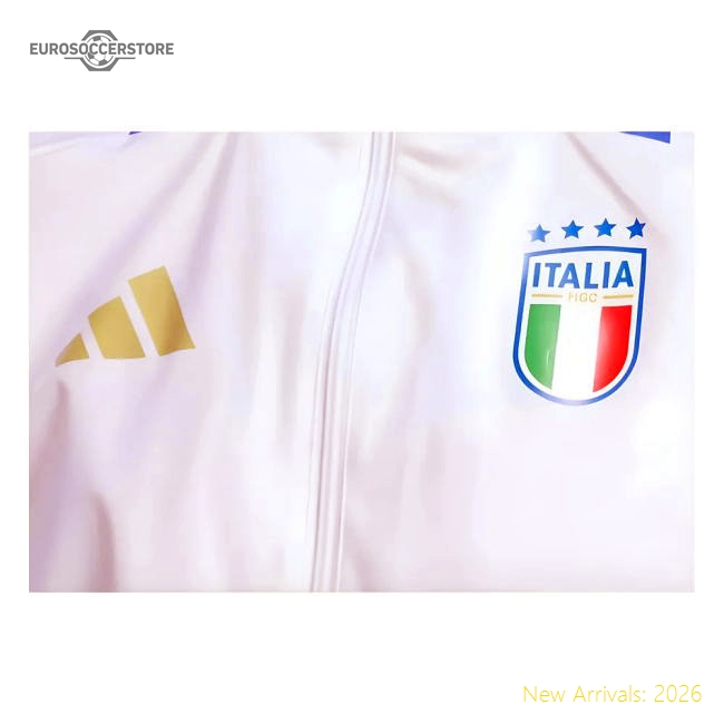 2024-2025 Italy Allweather Jacket (White)-Football Shirts Shop