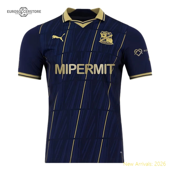2023-2024 Swindon Town Away Shirt (Your Name)-Football Shirts Shop