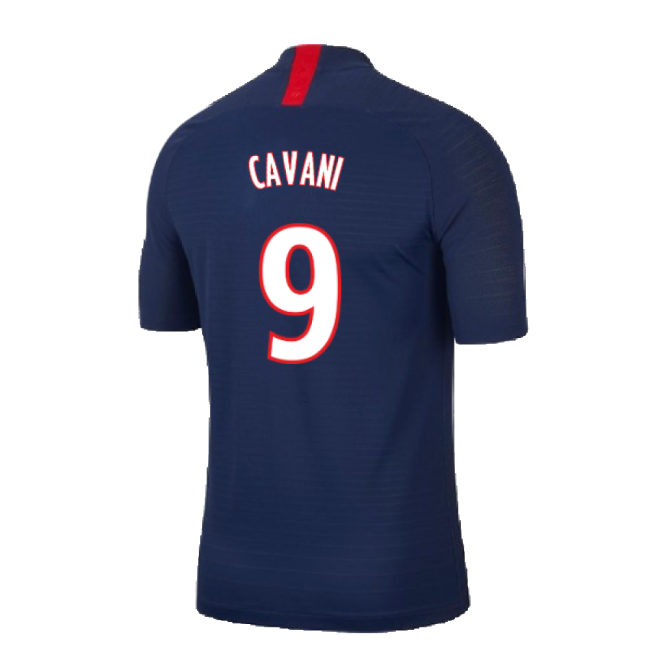 PSG 2019-20 Home Nike Vaporknit Shirt ((Mint) S) (CAVANI 9)-Football Shirts Shop
