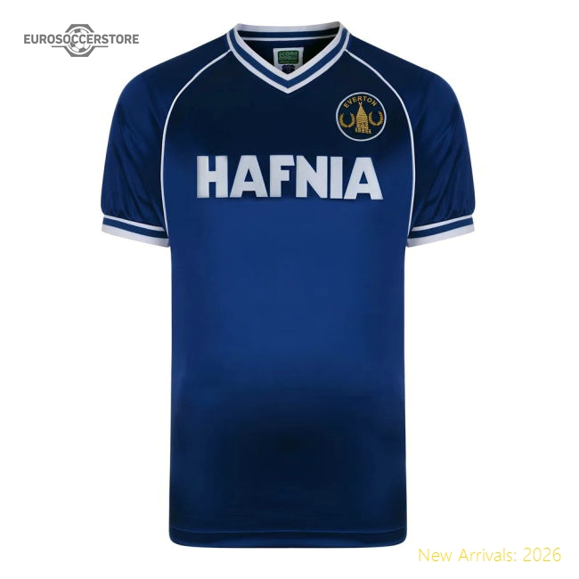 Score Draw Everton 1982 Retro Football Shirt-Football Shirts Shop