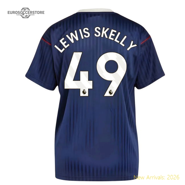 Arsenal Terrace Icons Shirt (Navy) (Lewis Skelly 49)-Football Shirts Shop