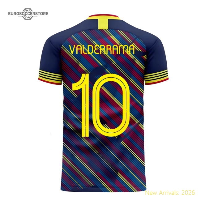 Colombia 2025-2026 Third Concept Football Kit (Libero) (VALDERRAMA 10)-Football Shirts Shop