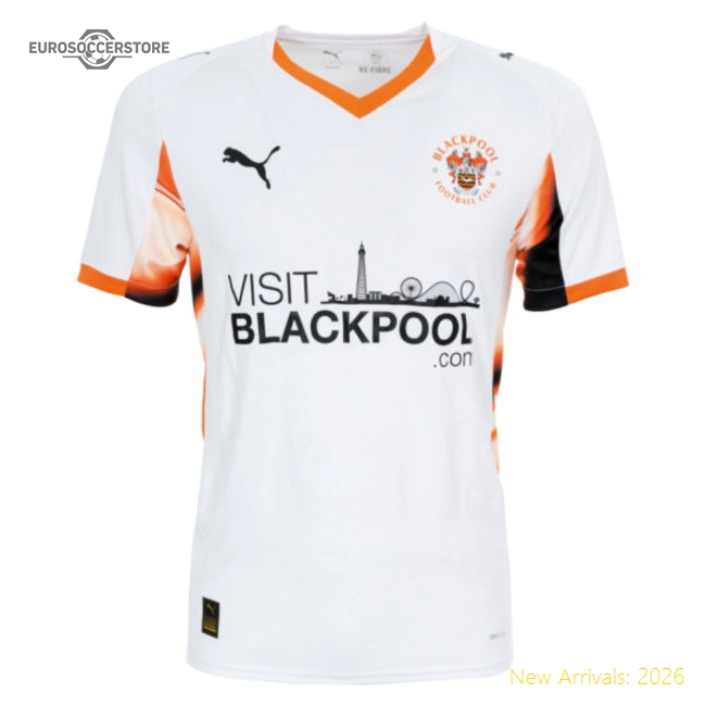2025-2026 Blackpool Away Shirt (Kids)-Football Shirts Shop
