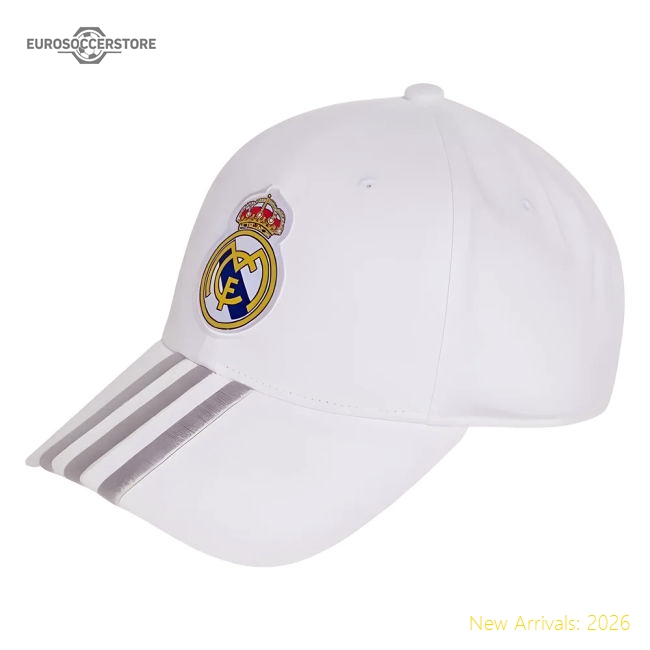 2025-2026 Real Madrid Baseball Cap (White)-Football Shirts Shop