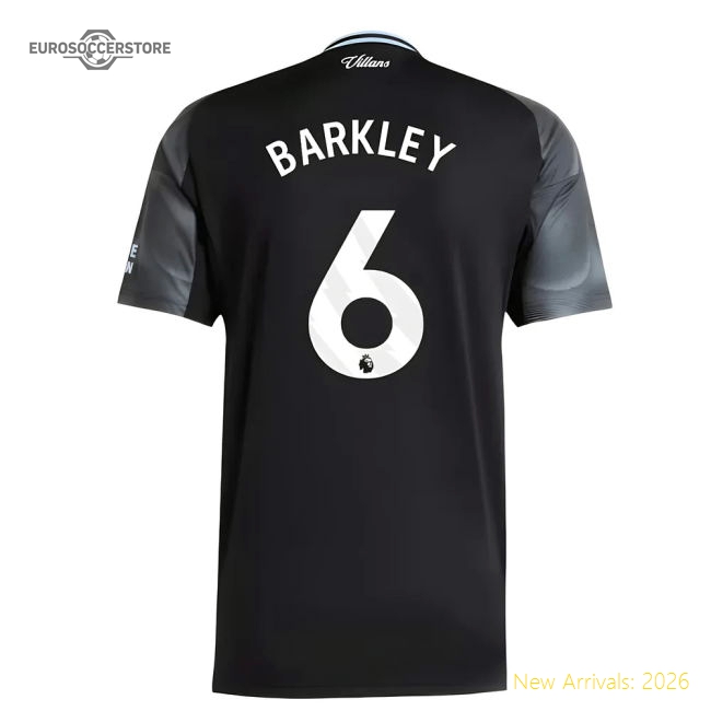2025-2026 Aston Villa Away Shirt (Barkley 6)-Football Shirts Shop