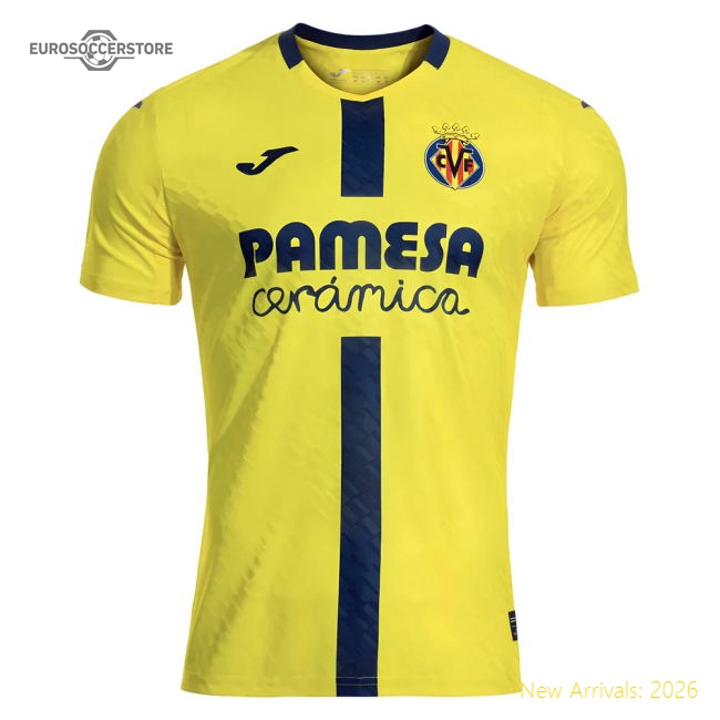 2025-2026 Villarreal Home Shirt-Football Shirts Shop
