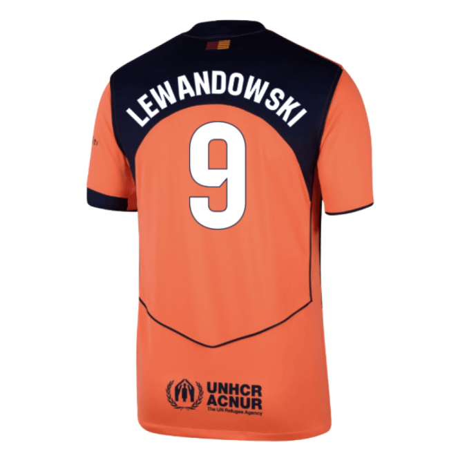 2025-2026 Barcelona Third Shirt (Lewandowski 9)-Football Shirts Shop