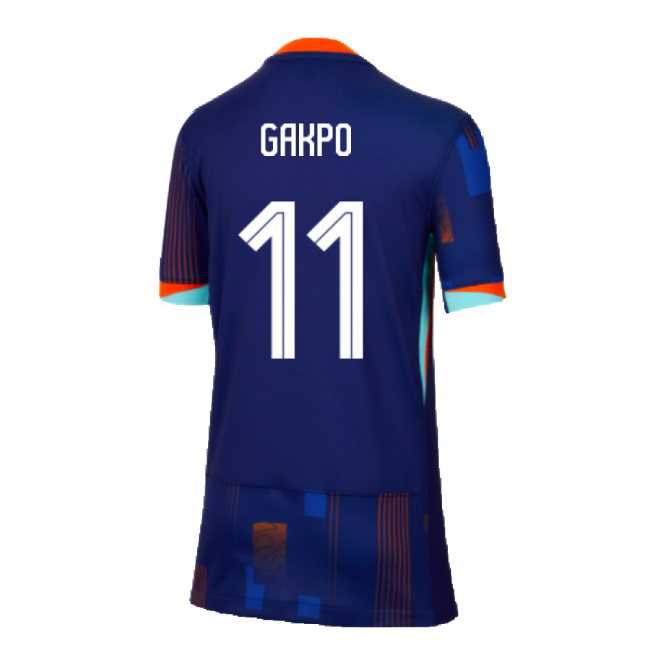 2024-2025 Netherlands Away Shirt (Kids) (Gakpo 11)-Football Shirts Shop