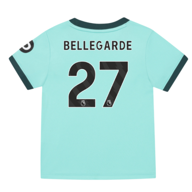 2025-2026 Wolves Away Infant Kit (Bellegarde 27)-Football Shirts Shop
