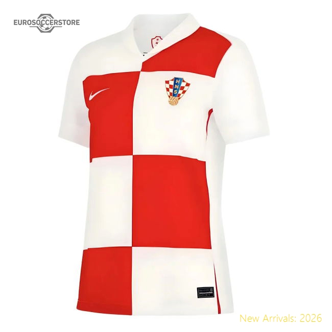 2024-2025 Croatia Home Shirt (Womens) (Modric 10)-Football Shirts Shop