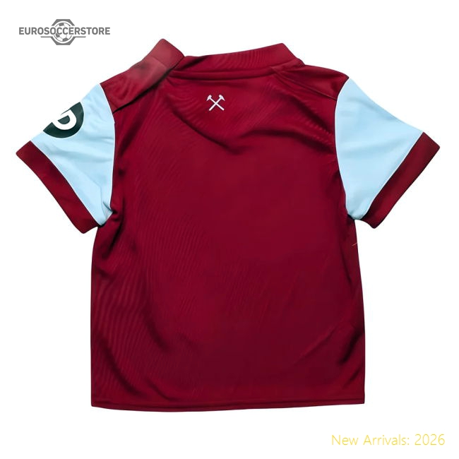 2023-2024 West Ham Home Baby Kit (Your Name)-Football Shirts Shop
