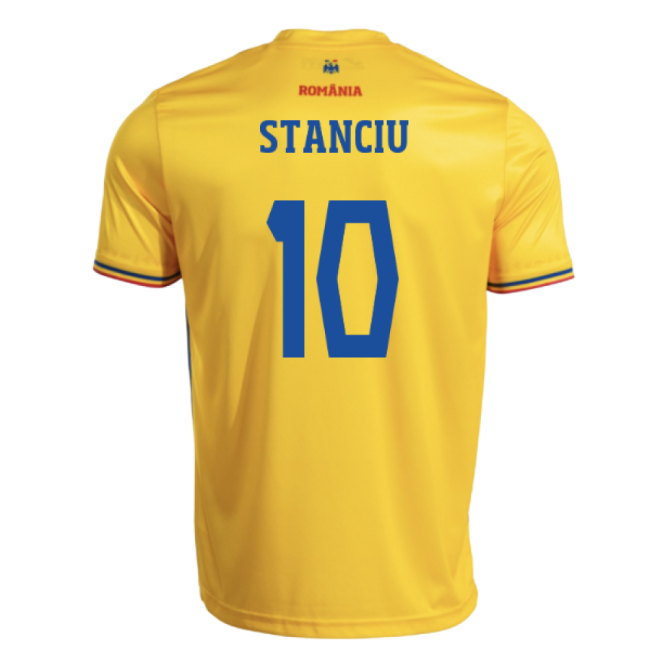 2025-2026 Romania Home Replica Shirt (Kids) (Stanciu 10)-Football Shirts Shop