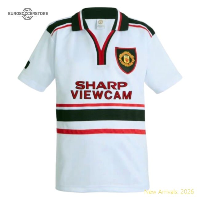 1997-1999 Manchester United Away Shirt (Kids)-Football Shirts Shop