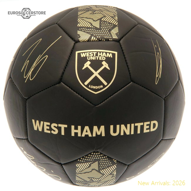West Ham United FC Sig Gold Phantom Football-Football Shirts Shop