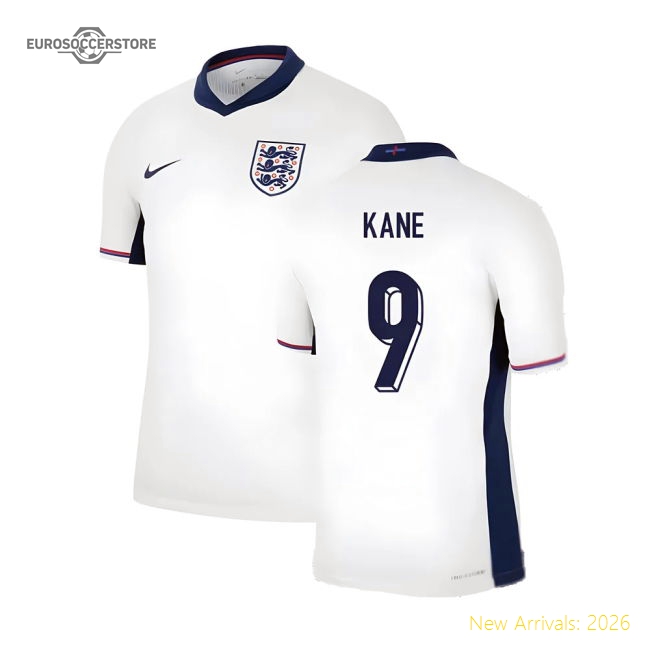2024-2025 England Home Match Dri-Fit ADV Authentic Shirt (Kane 9)-Football Shirts Shop