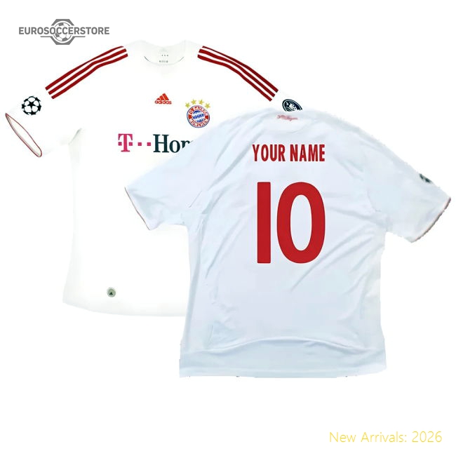 Bayern Munich 2008-09 Third Shirt ((Very Good) XXL) (Your Name)-Football Shirts Shop