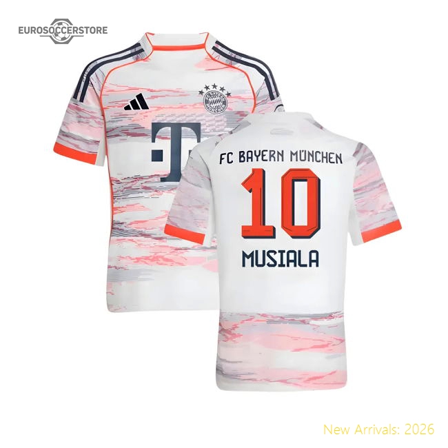 2025-2026 Bayern Munich Away Shirt (Kids) (Musiala 10)-Football Shirts Shop