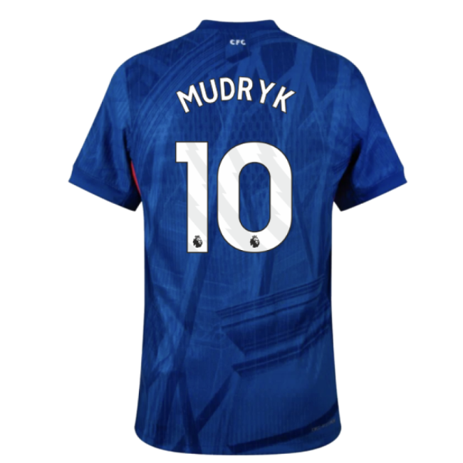 2025-2026 Chelsea Home Authentic Shirt (Mudryk 10)-Football Shirts Shop