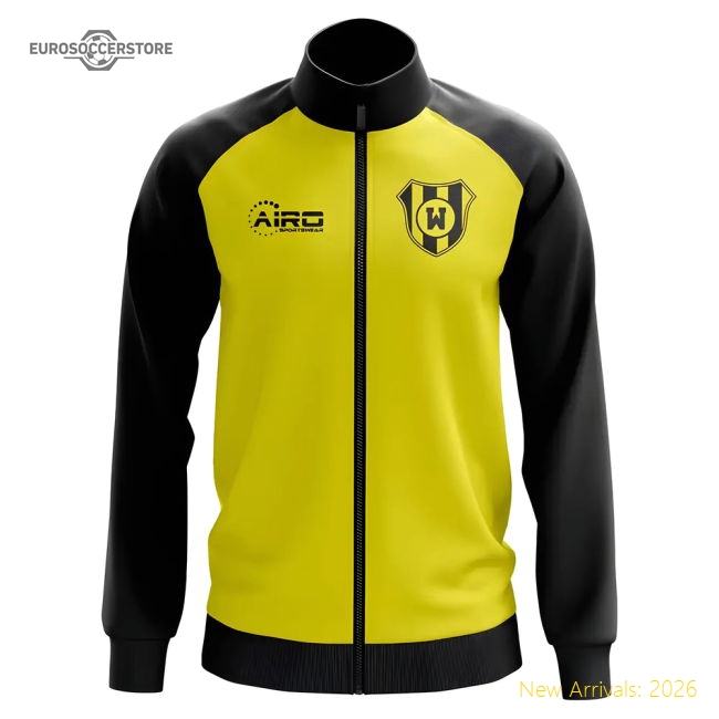 Watford Concept Football Track Jacket (Yellow)-Football Shirts Shop