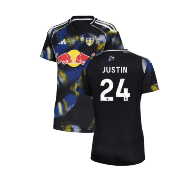 2025-2026 Leeds United Third Shirt (Womens) (Justin 24)-Football Shirts Shop