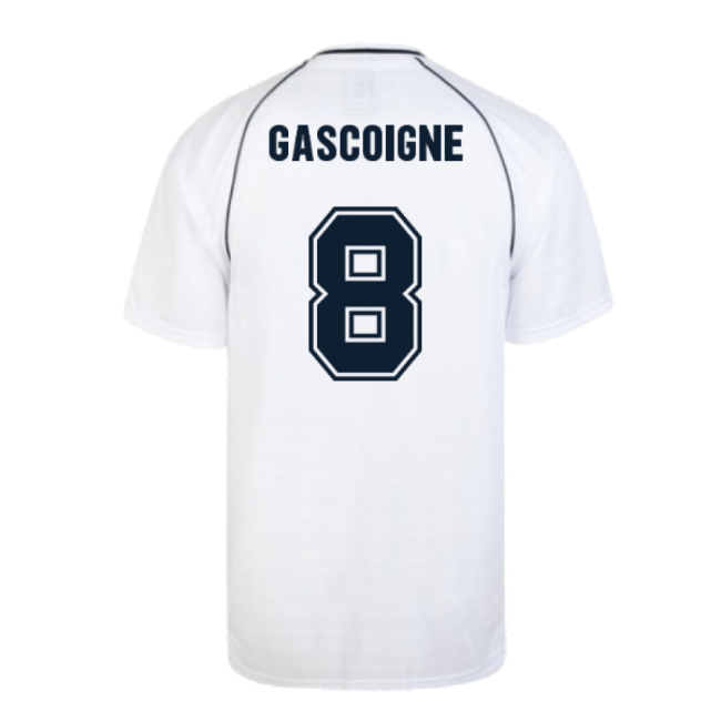 Tottenham 1991 FA Cup Semi Final Home Shirt (GASCOIGNE 8)-Football Shirts Shop