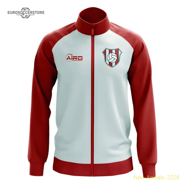 River Plate Concept Football Track Jacket (White)-Football Shirts Shop